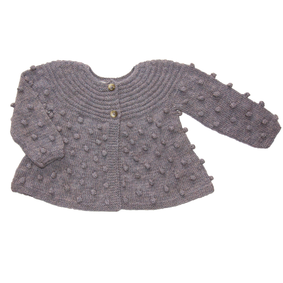 Grey bobble cardigan online